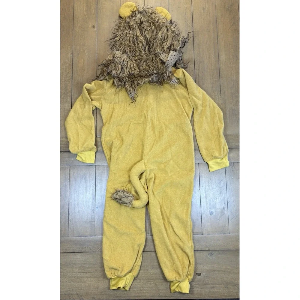The Wizard Of‎ Oz Cowardly Lion Costume Kid's Small 6-8 Zipsters Halloween Plays